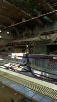 Abandoned Swimming Pool in Large Building video