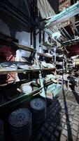 Assorted Plates on Shelf video