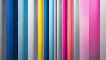 Abstract background with vertical stripes of vibrant colors photo