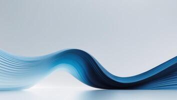 Abstract blue wave curve business backgroundAbstract blue wave curve business background. photo