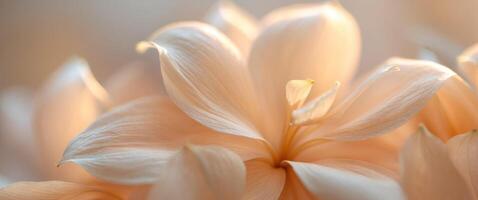 Elegant Abstract of Soft Petal Textures with Warm Tones photo