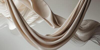 Woolen Fabric With Intricate Abstract BackgroundWoolen Fabric With Intricate Abstract Background. photo