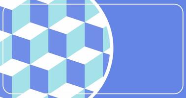 versatile background perfect for showcasing your text or product. The clean lines and soft color palette of the 3D cube pattern provide a modern and minimalist aesthetic. vector