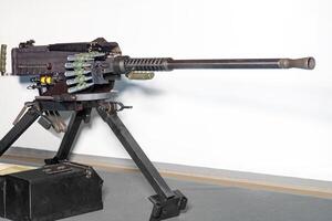 Ukrainian heavy machine gun as the only one for use both in the infantry version and with installation on armored vehicles and helicopters. photo