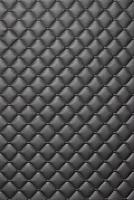 Textured black leather with diamond pattern evokes elegance and sophistication in design elements photo