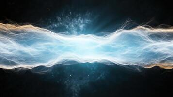 High resolution abstract cosmic waves flowing through space, creating mesmerizing effect photo