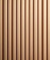Wood paneling with vertical slats showcasing natural texture and warmth photo