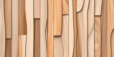 Natural wood textures featuring a variety of light and dark patterns photo