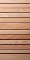 Smooth wooden planks arranged neatly on a surface for interior design photo