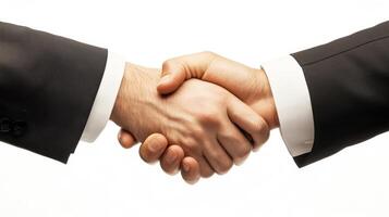Successful Business Handshake Representing Agreement and Partnership photo