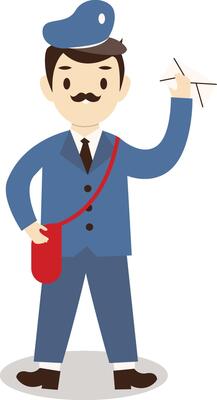 Mailman with Uniform