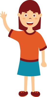 Children Girl Illustration