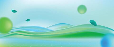 Green technology futuristic and innovation background. Environment technology.Abstract technology background. vector