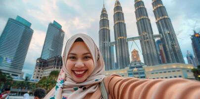 Smiling Woman in Kuala Lumpur. photo