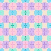 Bowling Overlay polka dot of pastel colors. Seamless pattern. vector