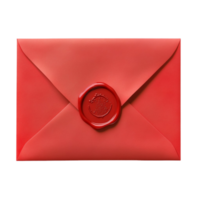 Red Envelope with Wax Seal png