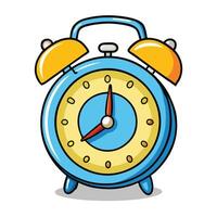 Back to school ringing alarm clock vector