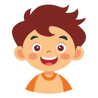 Flat design kawaii person illustration vector