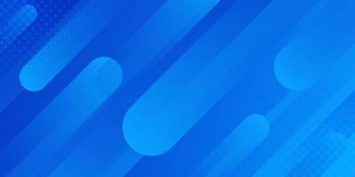 Blue gradient abstract dynamic background with halftone. Modern geometric wallpaper. illustration vector