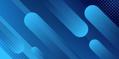 Dark blue gradient dynamic background. Abstract geometric wallpaper with halftone vector