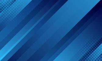 Dark blue abstract dynamic background with halftone. Gradient diagonal stripes. Modern futuristic wallpapers vector