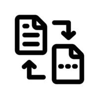 convert line icon. vector