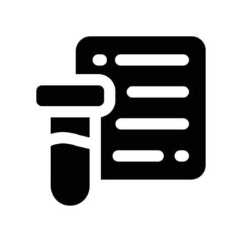 lab icon. glyph icon for your website, mobile, presentation, and logo design. vector