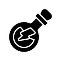 potion solid icon vector