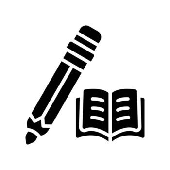 pencil solid icon vector