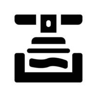 press icon. glyph icon for your website, mobile, presentation, and logo design. vector