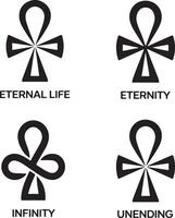 Logo contains a Ankh symbol vector