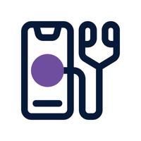 health app dual tone icon. vector