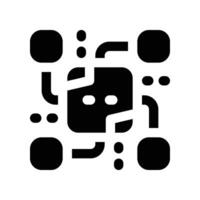 technology glyph icon. vector