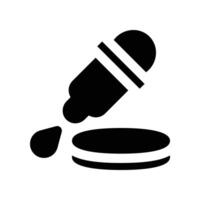 dropper glyph icon. vector