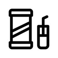 soft drink line icon. vector