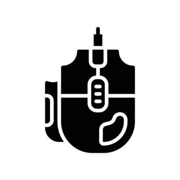 mouse solid icon vector
