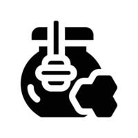 honey solid icon. vector