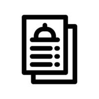 menu line icon. vector