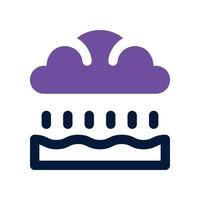 water cycle icon. dual tone icon for your website, mobile, presentation, and logo design. vector