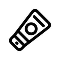 sunscreen line icon. vector