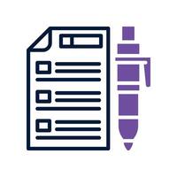 task dual tone icon vector