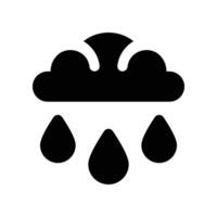 rain icon. glyph icon for your website, mobile, presentation, and logo design. vector