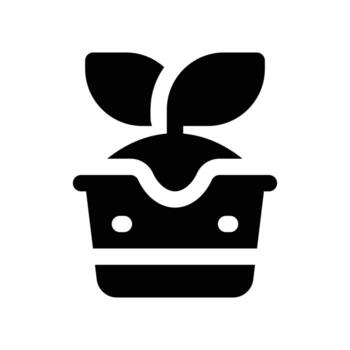 brote sólido icono. vector