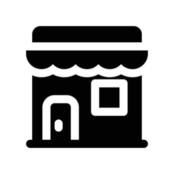 restaurant solid icon. vector
