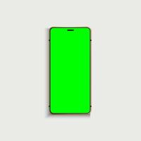 Screen display mobile phone for decoration vector