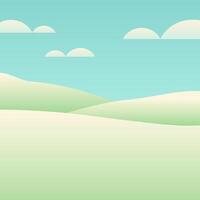 Nature art abstract green sky and cloud for decoration vector