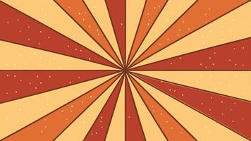 Retro Sunburst Radial Pattern vector