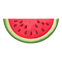 Large Watermelon Slice Image on transparent background. png
