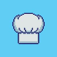 Pixel art Chef Hat game asset design vector