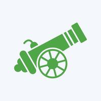 Cannon trendy gorgeous creative abstract illustration colorful useful design vector